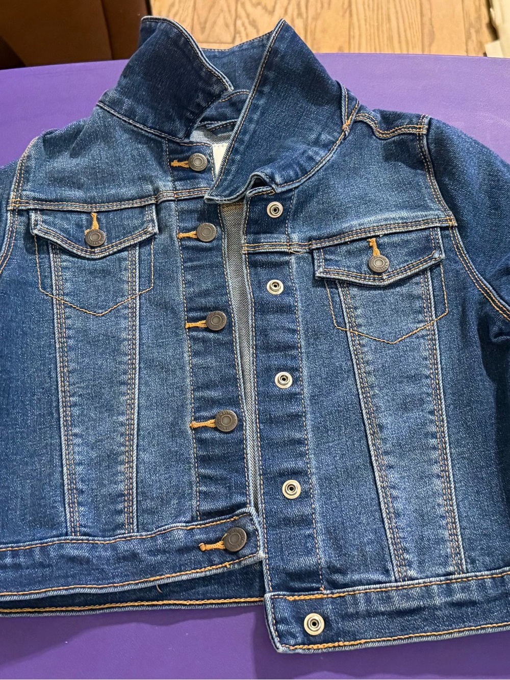 Old Navy Dark Blue Denim Jean Jacket for Kids